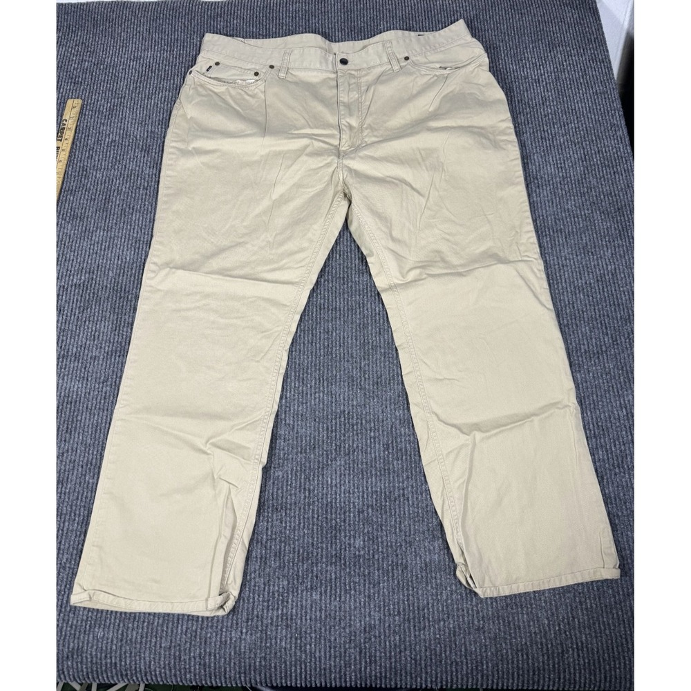 Polo Ralph Lauren Chino Pants 44B 44x30 Khaki Straight Leg Stretch Beige Tan